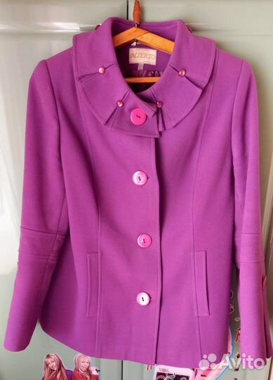 Кашемировое полупальто 52-54