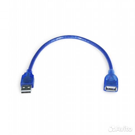 Переходник USB 2.0 (male) на USB 2.0 (female), с п