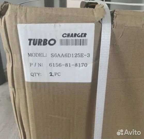 Турбокомпрессор komatsu 400-7 SA6D125E-3
