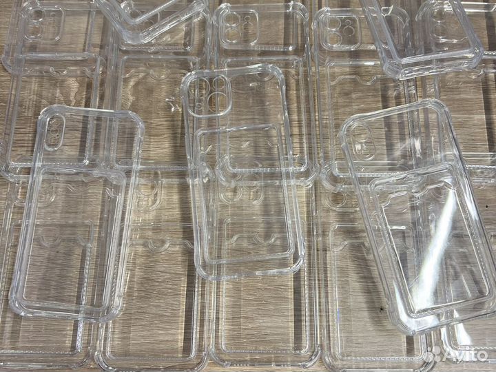 Чехлы с визиткой iPhonе прозрачные