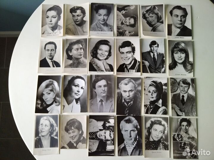 Фотооткрытки с актёрами СССР