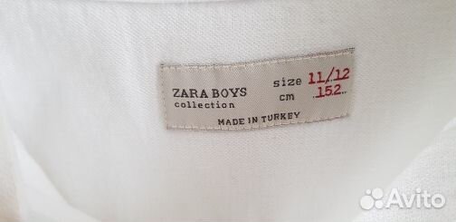 Рубашка для мал. с кап. бел.цв.хл.100 р.152 11/12