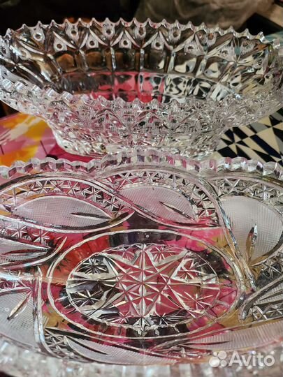 Ладьи хрустальные СССР