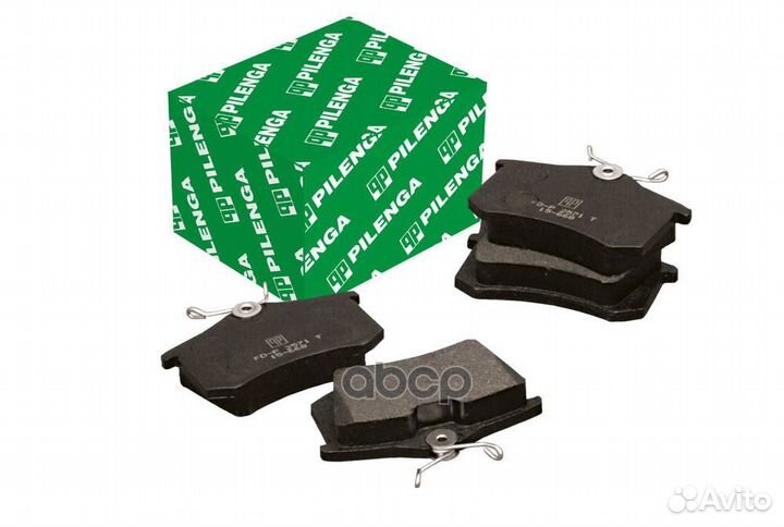 Колодки тормозные дисковые усиленные зад, прав