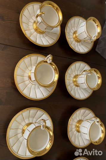 Meissen чайные пары 11 см германия.объём 200 мл