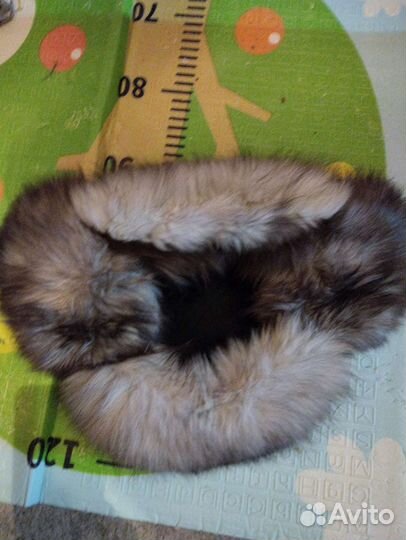 Шапка ушанка песец новая