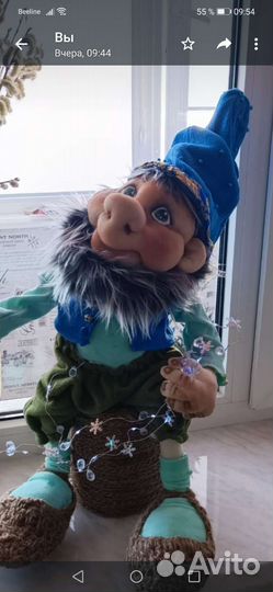 Куклы из капрона, каркасная