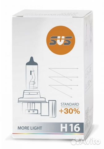 Лампа галогеновая головного света h16 pgj19 3200k