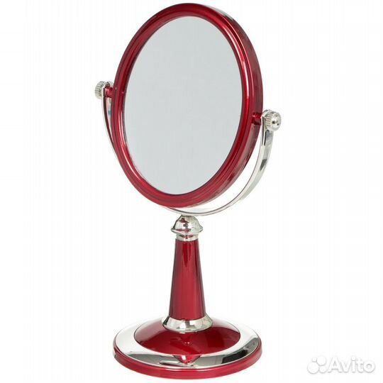 Зеркало настольное, 16х27 см, пластик, на ножке