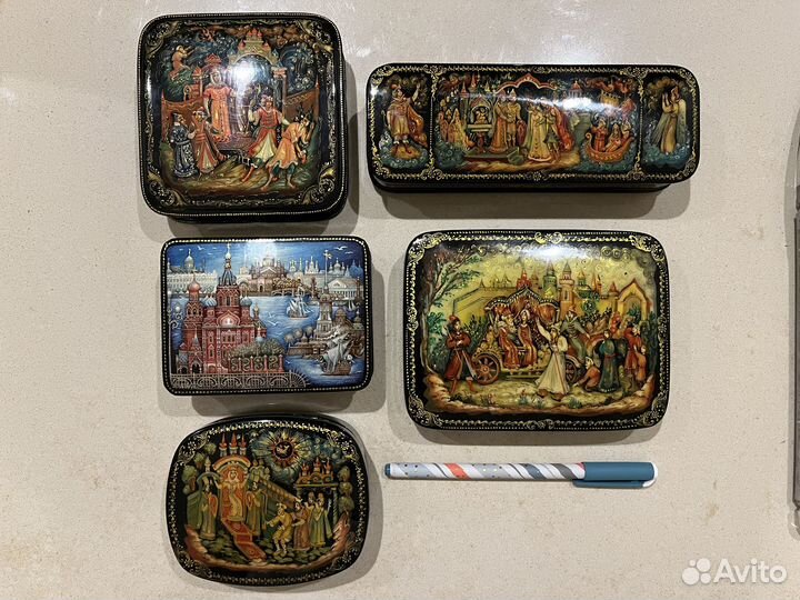 Шкатулки Палех ручная роспись