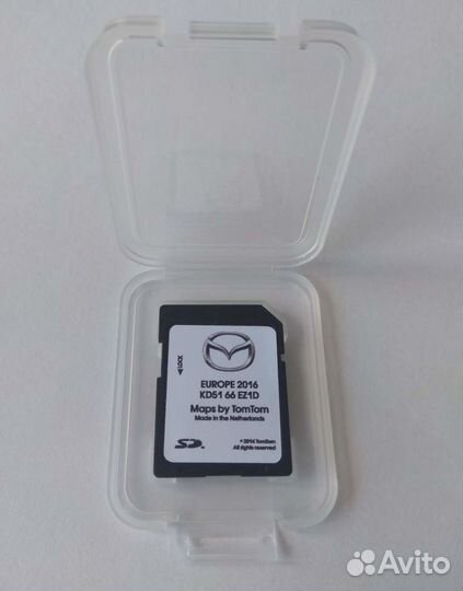 SD карта навигации Mazda NB1 TomTom