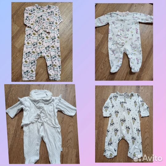 Детские вещи на девочку рост от 62 до 86