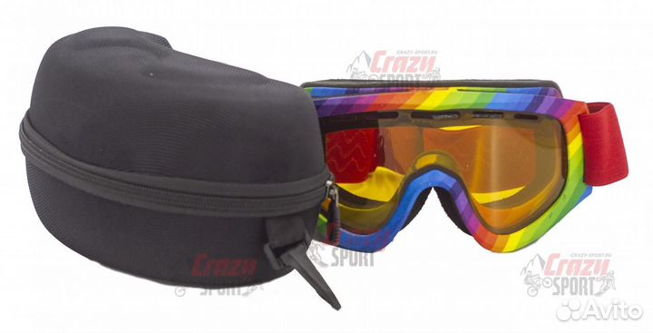 Pazzo Маска italia Arcobaleno yellow/RED (20/21)