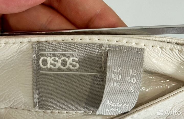 Юбка миди ASOS 46 р. Экокожа