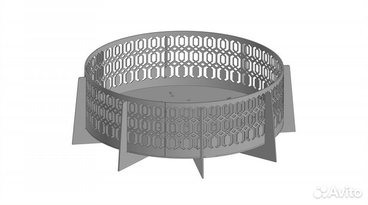 Костровой очаг. Чертежи