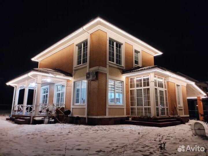 Освещение по контуру неоном