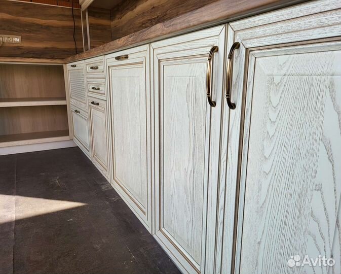 Кухня в беседку из ясеня