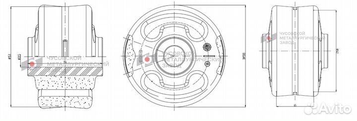 Сайлентблок, аналог Mercedes A9463900250