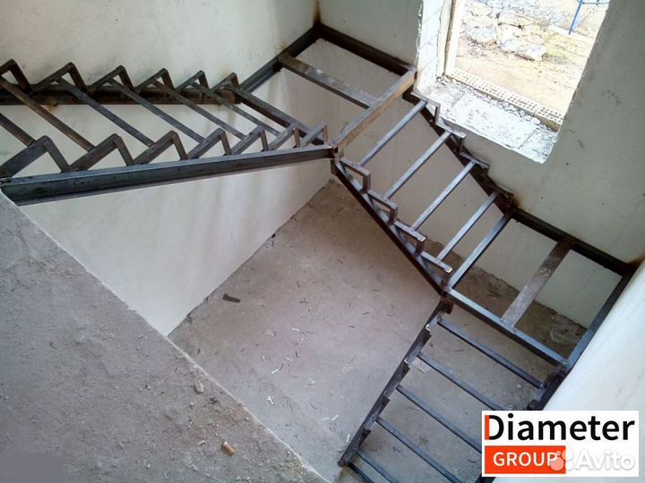 Производство маршевой лестницы на монокосоуре