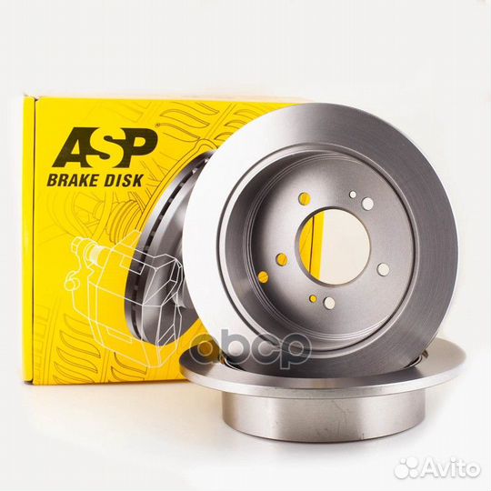Диск тормозной зад 290216 ASP