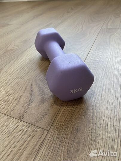 Гантель неопреновая 3 кг Atemi 1 шт б/у