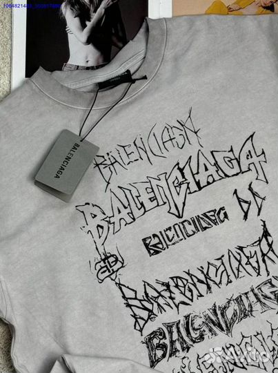 Женская футболка balenciaga (Арт.98073)