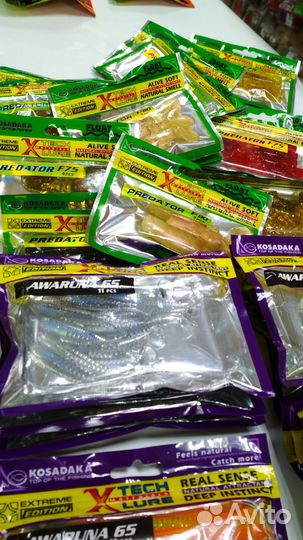 Силиконовые приманки kosadaka