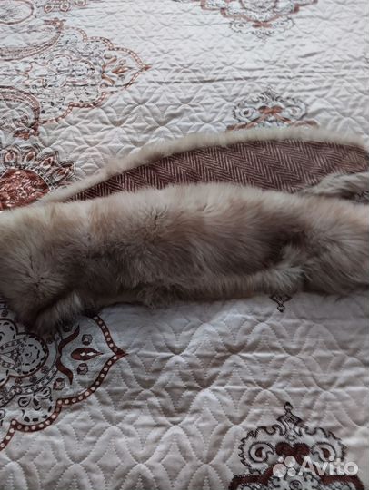 Воротник из песца бу