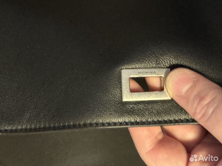 Сумка Balenciaga Rodeo Large 40см черная хром