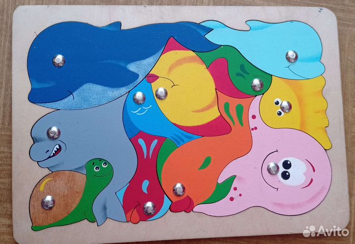 Пазл деревянные игрушки