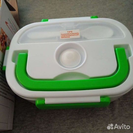 Ланч бокс для еды 2100мл., ланч бокс с подоревом