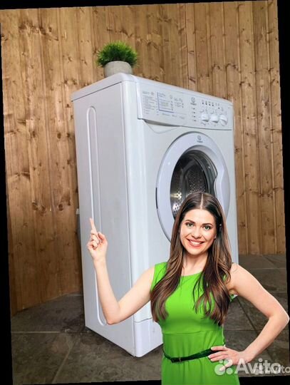 Узкая стиральная машина Indesit 3,5Кг. Гарантия