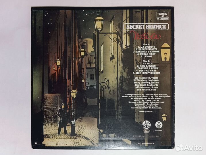 LP Secret Service - Ye Si Ca Yugo RTB 1981г