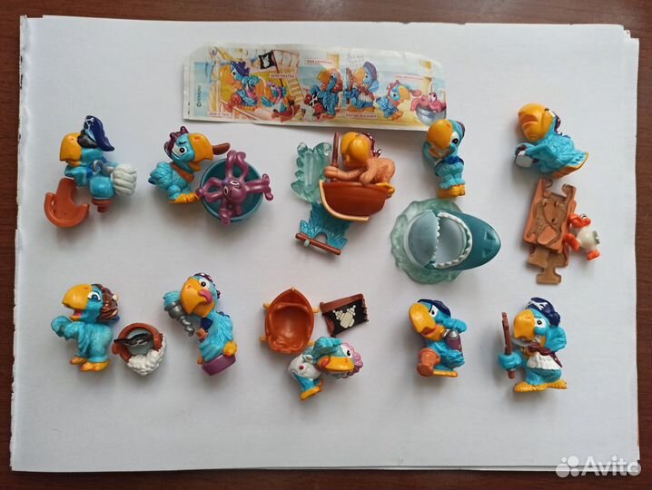 Серии Киндер 90х (Гномы, Привидения, Дино)