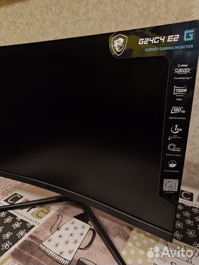 Монитор MSI G24C4 E2, VA, 1920x1080, 180 Гц