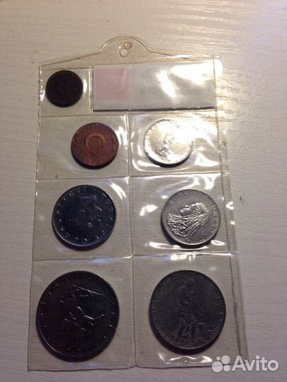 Монеты Турции лот из 7 штук