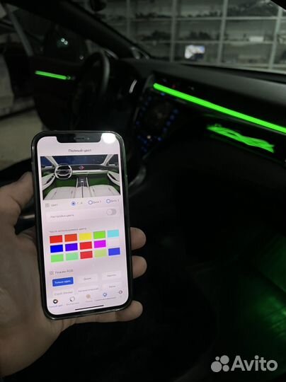 Модельная подсветка на camry 70-75