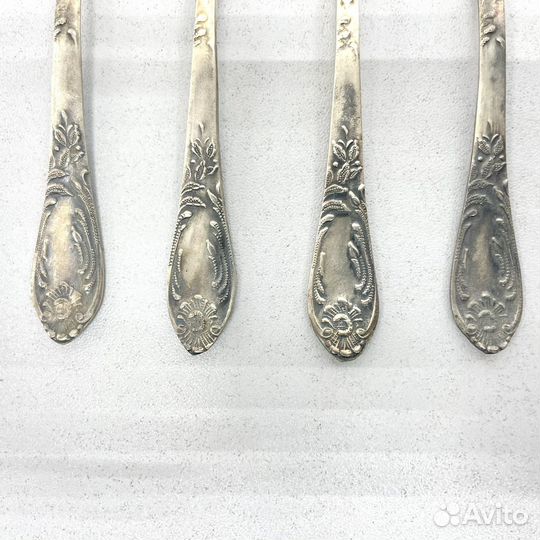 Набор кофейных ложек зlш мельхиор СССР