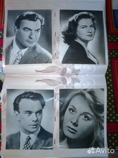Открытки артисты набор и большие - 14 на 18