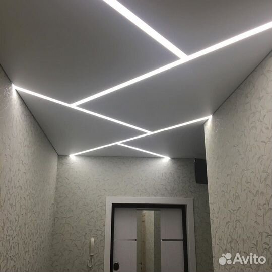 Натяжные потолки установка