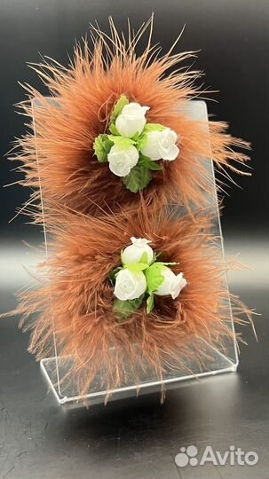 Бант, бантик, заколка ручной работы для волос