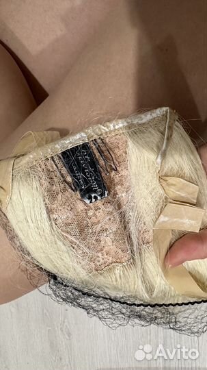 Хвост шиньон накладной на ленте и на крабе