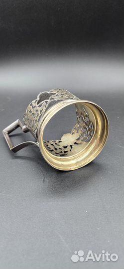 Подстаканник серебро 875