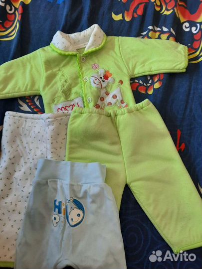 Коробка (2пакета) одежды с рождения, шезлонг