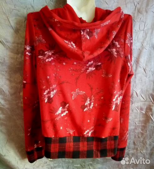 Толстовка женская теплая 46-48 размер