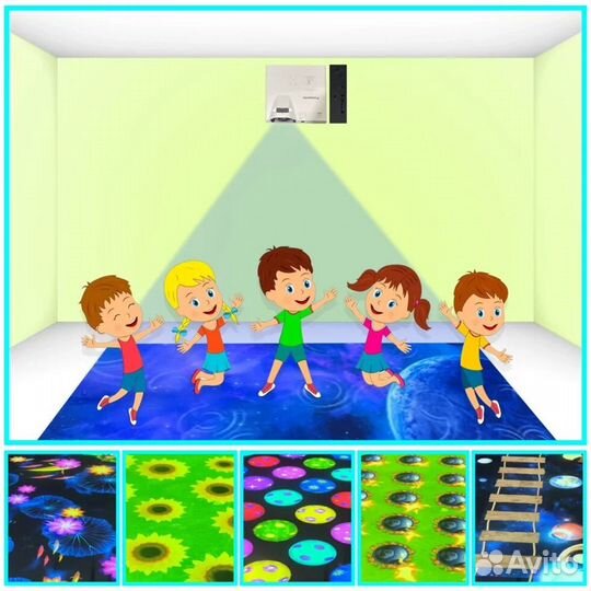Детский интерактивный пол, интерактивные кидалки