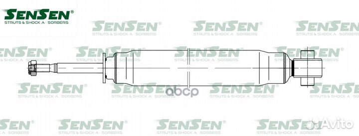 Амортизатор GAS VW Polo Sedan R- (OE 6RU513025A)