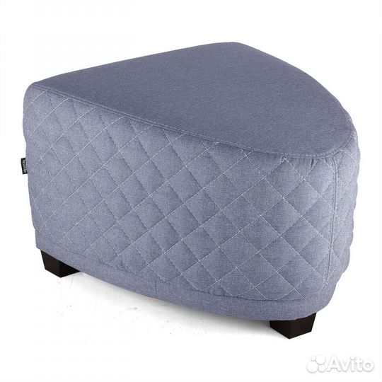 Пуф Tokio, рогожка синий