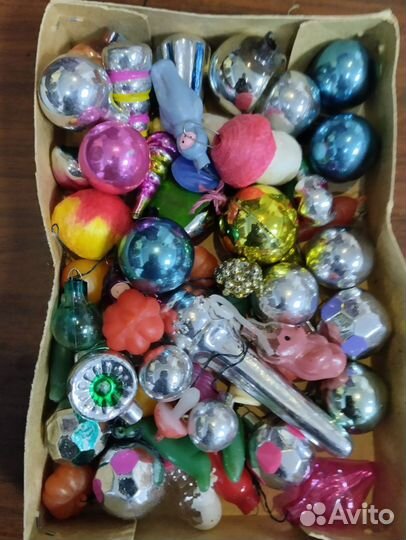 Елочные игрушки СССР набор малютка