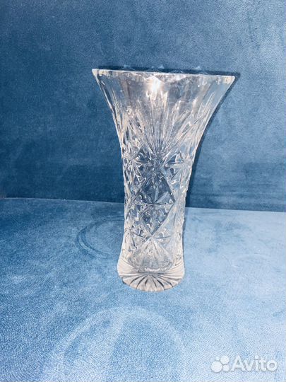 Ваза для цветов хрустальная СССР
